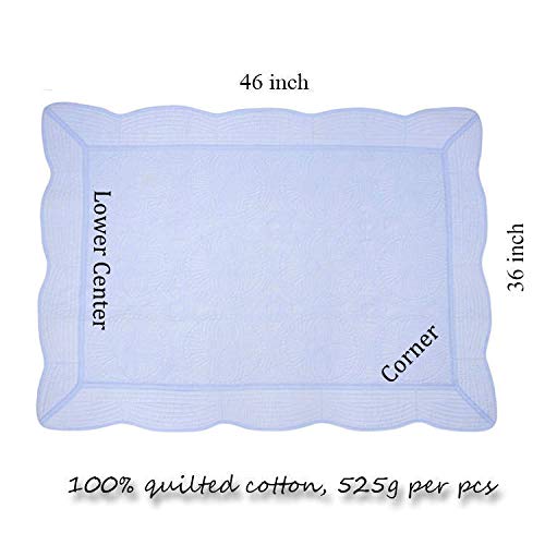 Personalized Baby Blanket Baby Quilt Monogrammed Blankets for Boys and Girls Embroidered Baby Gifts Waves
