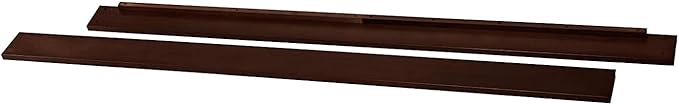 Universal Twin and Full-Size Conversion Kit Bed Rails for Davinci Baby Convertible Cribs - Solid Wood Rail - Toddler & Adult Bed Rail for Twin & Full-Size Bed - Nursery Furniture (Dark Java)