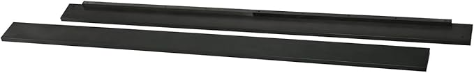 Universal Twin and Full-Size Conversion Kit Bed Rails for Davinci Baby Convertible Cribs - Solid Wood Rail - Toddler & Adult Bed Rail for Twin & Full-Size Bed - Nursery Furniture (Ebony)