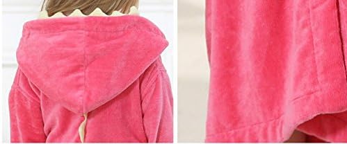 Kids Boys Girls Bath Robe Toddler Cotton Towel Animal Baby Dinosaur Hooded Bathrobe