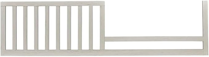 Toddler Bed Safety Guard Rail for Evolur Baby Convertible Cribs - Solid Wood Rail for Convertible Crib to Toddler Bed Conversion - Safety Bed Rail for Children (Antique French Grey, Model 811)