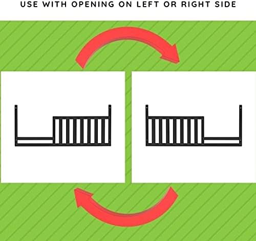 Toddler Bed Safety Guard Rail for Oxford Baby, Soho, Ozlo & Avalon Baby Convertible Cribs - Solid Wood Rail for Toddler Bed Conversion - Safety Rails for Children (Slate, Option 1)