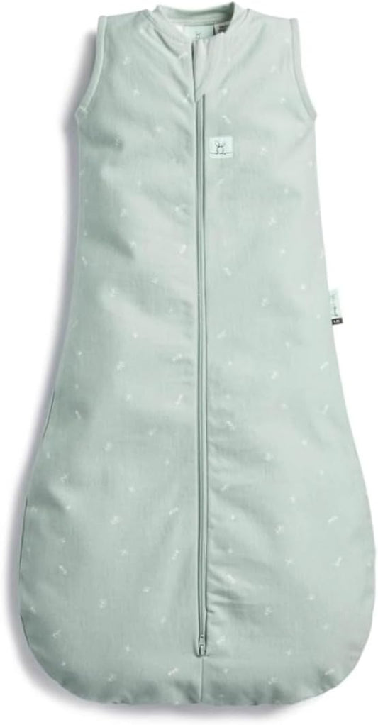 ergoPouch Jersey Sleeping Bag 0.2 TOG – Arms-Out Baby Sleep Sack, Ideal Transition from Swaddling, Slim Fit Keeps Baby Secure & Comfortable, Soft Breathable Fabric (3–12 Months, Sage)