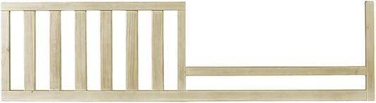 Toddler Bed Safety Guard Rail for Dolce Babi Convertible Cribs - Solid Wood Rail for Convertible Crib to Toddler Bed Conversion - Safety Bed Rail for Children (Driftwood)