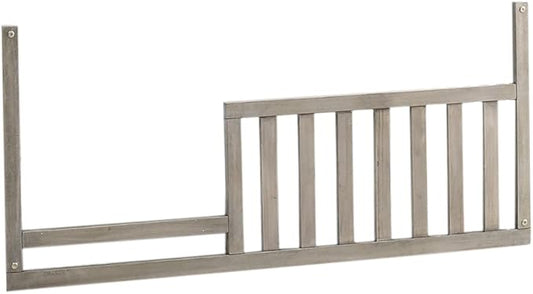 Toddler Bed Safety Guard Rail for Kingsley & Centennial Convertible Cribs - Solid Wood Rail for Convertible Crib to Toddler Bed Conversion - Safety Bed Rail for Children (Ash Grey)