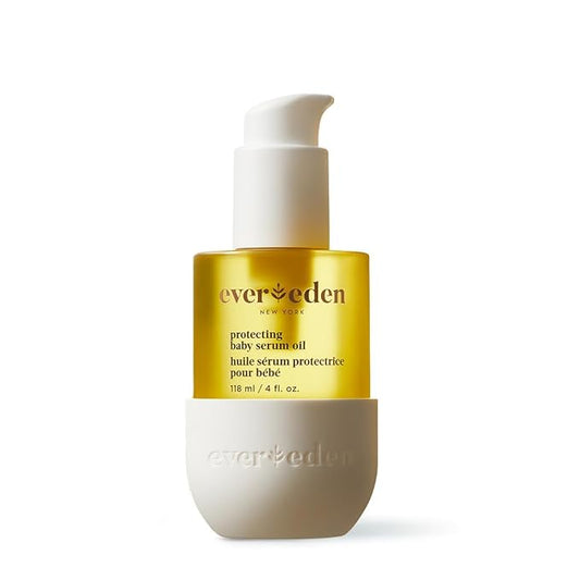 Evereden Protecting Baby Massage Oil, 4 oz. | Baby Oil for Newborn | Clean and Gentle Baby Care | Non-toxic and Fragrance Free | Made with clean ingredients
