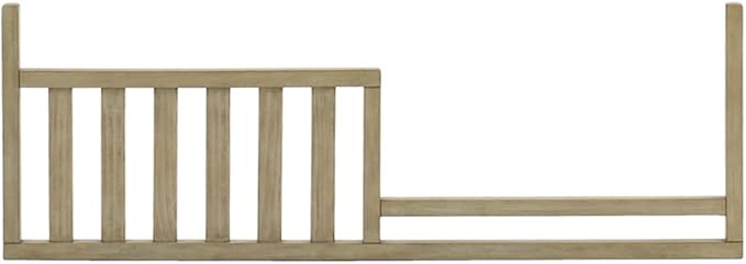 Toddler Bed Safety Guard Rail for Kingsley & Centennial Convertible Cribs - Solid Wood Rail for Convertible Crib to Toddler Bed Conversion - Safety Bed Rail for Children (Driftwood)
