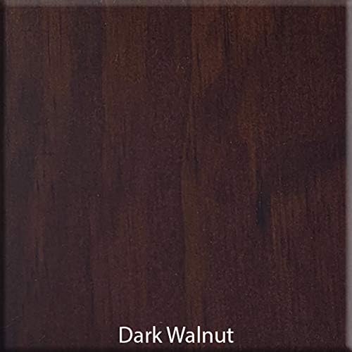 Full-Size Conversion Kit Bed Rails for Bertini Baby Cribs (Dark Walnut - Timberlake Crib)