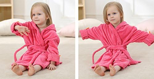 Kids Boys Girls Bath Robe Toddler Cotton Towel Animal Baby Dinosaur Hooded Bathrobe