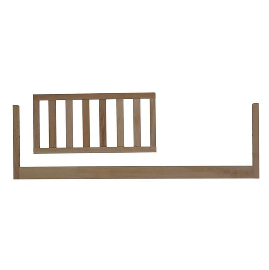dadada Baby Toddler Bed Rail – Crib Conversion Kit for Brand Crib Models Only (Soho, Austin, Lala, Bliss & Spirit) – Solid Beechwood, Made in Italy, GREENGUARD Gold Certified (Walnut)