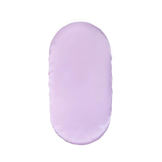 Pro Goleem Satin Bassinet Sheet Great for Baby Hair Soft Silk Feeling Sheet for Cradle or Bassinet Pad＆Mattress for Boys and Girls Gift for Newborn and Infant Lavender