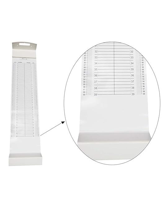 Medarchitect Baby Height Measuring Mat, Infantometer Ruler,Growth Height Chart for Newborns, Toddlers, Infants,Home Use and House Visits - White