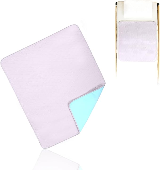 Incontinence Bed Pads for Adults Washable Waterproof, Super Absorbent Protection Pet Pee Pads ,Reusable Quick Drying Underpads for Kids/Elderly (33''x36'')