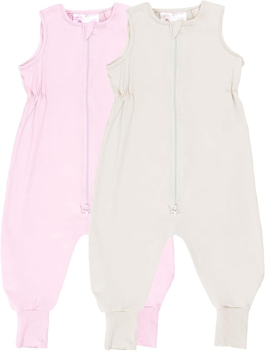 Toddler Sleep Sack with Feet, 0.5 TOG Baby Sleeping Bag with Legs Walker Sleep Sack for Babies 12-24M 2T-3T
