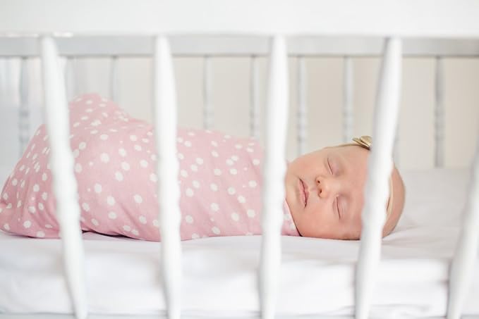 Copper Pearl Baby Swaddle Blanket - Premium Knit Baby Blanket, Large Soft Stretchy Receiving Blankets for Baby Girl, Swaddles for Newborn, Infant, and Toddler (Lucy)