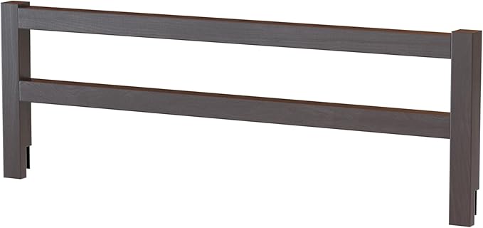 CC KITS Safety Guard Rail for Baby, Kids, and Children - Solid Wood Safety Bed Rail for Toddlers - Easy Installation - Premium Protection for Bunk, Twin, Full, Queen and King Size Beds - (Espresso)