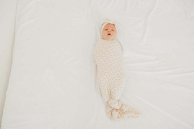 Copper Pearl Baby Swaddle Blanket - Premium Knit Baby Blanket, Large Soft Stretchy Receiving Blankets for Baby Boy and Girl, Swaddles for Newborn, Infant, and Toddler (Hunnie)