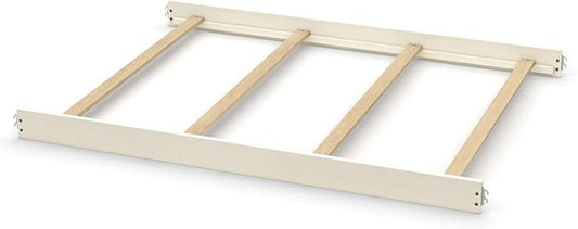 Full-Size Conversion Kit Bed Rails for Evolur Cribs - Solid Wood Crib Convertible Kit to Kids Bed - Transitional Style Rails & Easy-to-Install Child Essentials for Safety (Ivory Lace/Fair White)