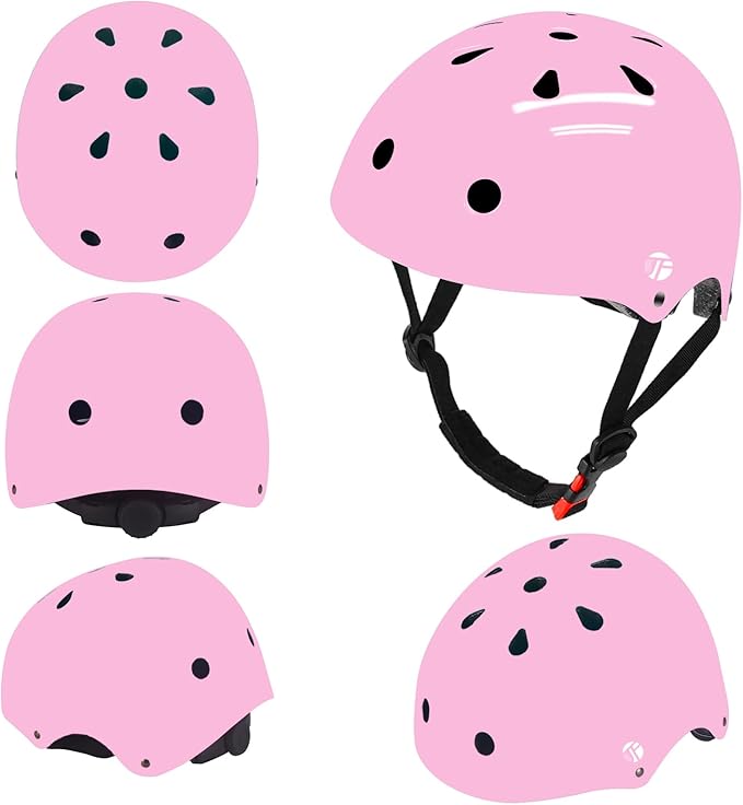 Adjustable Color Gradient Toddler Kids Bike Helmet for 3-5-8-14+Ages Girls Boys.Skateboard Bicycle Toddler Helmet 2-4 Years for Multi-Sports Cycling Scooter Inline Roller Skates Rollerblading