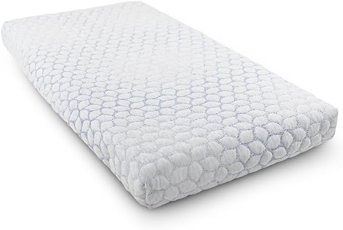 Lullaby Earth Gentle Start Breathable Infant & Toddler Crib Mattress - 2-Stage Lightweight & Waterproof - Non-Toxic for Baby & Toddler Bed