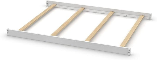 Full-Size Conversion Kit Bed Rails Compatible with Delta Children Convertible Cribs - Solid Wood Rail #0050 - Toddler and Adult Bed Rail for Full-Size Beds - Baby Furniture (Textured White - 1349)