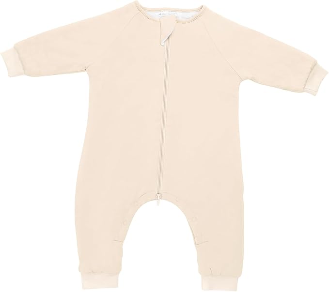 Baby 1.0 TOG Long Sleeve Sleep Suit with Legs, Premium Baby Swaddle Transition Sleep Sack, Newborn to 24 Months