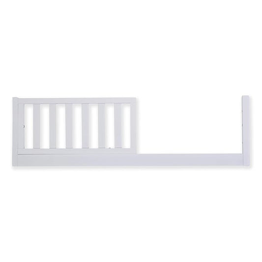 dadada Baby Toddler Bed Rail – Crib Conversion Kit for Brand Crib Models Only (Soho, Austin, Lala, Bliss & Spirit) – Solid Beechwood, Made in Italy, GREENGUARD Gold Certified (White)