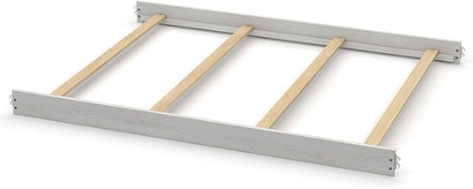 Full-Size Conversion Kit Bed Rails for Evolur Cribs - Solid Wood Crib Convertible Kit to Kids Bed - Transitional Style Rails & Easy-to-Install Child Essentials for Safety (Greyhound)