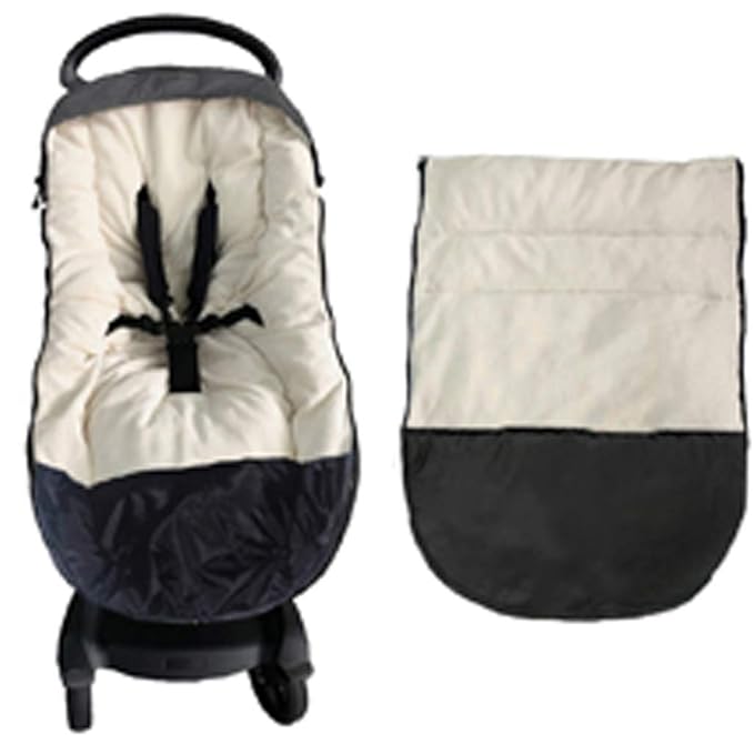 Christmas DIY Play Fun Waterproof Winter Stroller Bunting Bag Toddler,Width Adjustable, Anti-Dirt,Foot Area Open, Hoodie, All Features Needed for Baby Stroller Footmuff
