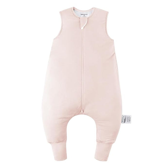 Rayon Made from Bamboo Toddler Sleep Sack with Feet 6-12 Months 1.0 Tog Ultra Soft Toddler Sleeping Sack Baby Sleep Bag Walker Quilted Wearable Blanket with Legs 2-Way Zipper Lightweight