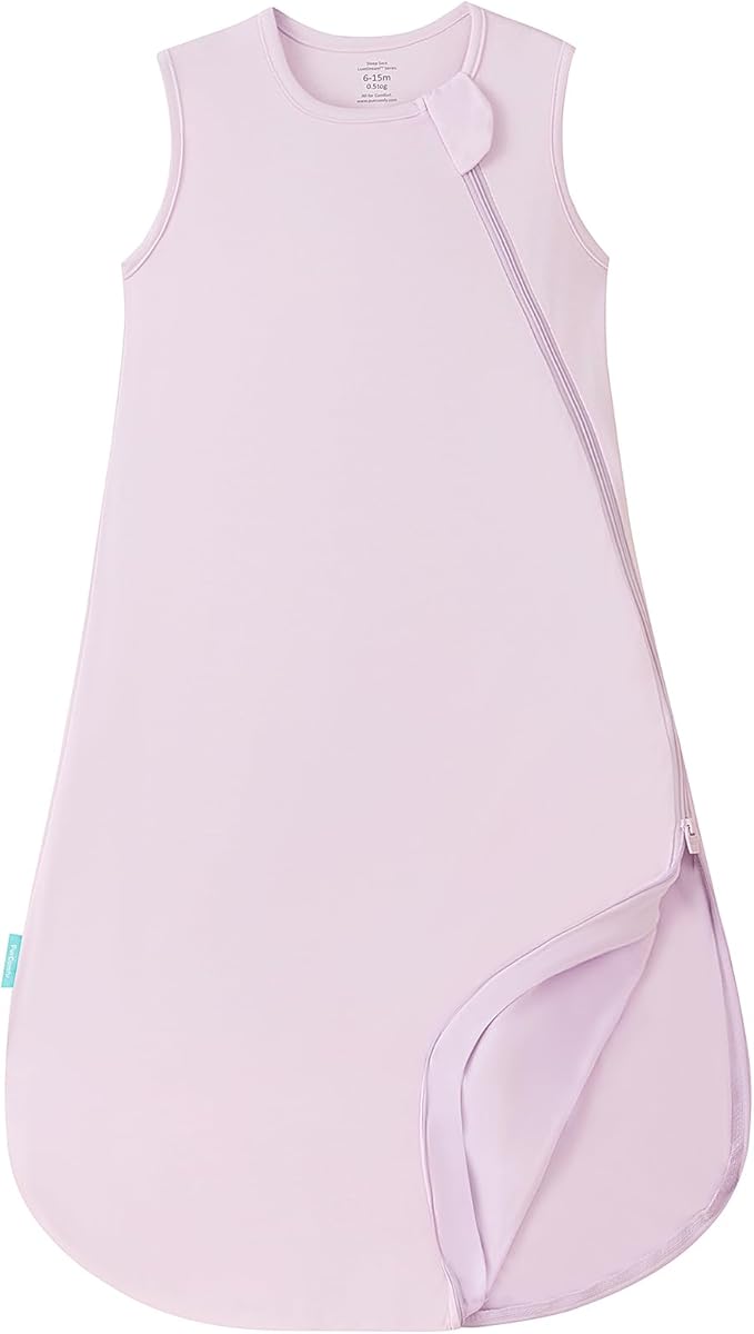 PurComfy Extra-Long Toddler Sleep Sack, Premium Bamboo Viscose Summer Sleeping Bag Supersoft 0.5 TOG Wearable Blanket 3T-4T-5T