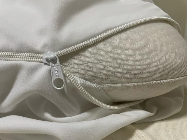 Mattress Protector Twin Size 100% Waterproof Zippered Cover, 15 Inches Deep, Six-Sided Mattress Encasement for Bed, Zipper Closure Style (White)