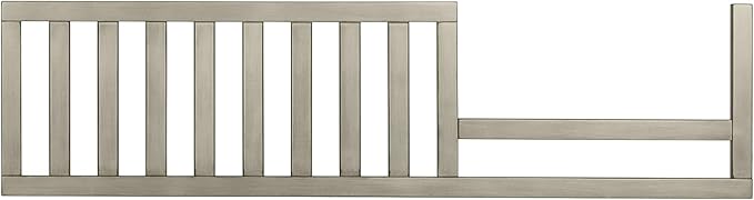 Toddler Bed Safety Guard Rail for Evolur Baby Convertible Cribs - Solid Wood Rail for Convertible Crib to Toddler Bed Conversion - Safety Bed Rail for Children (Antique Bronze, Model 811)