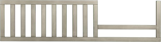 Toddler Bed Safety Guard Rail for Evolur Baby Convertible Cribs - Solid Wood Rail for Convertible Crib to Toddler Bed Conversion - Safety Bed Rail for Children (Antique Bronze, Model 811)