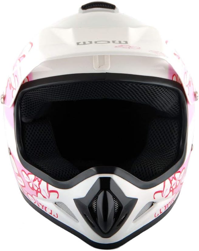 WOW Youth Kids Motocross BMX MX ATV Dirt Bike Dianosour Helmet Dragon + Goggles + Martian Youth Glove Bundle: HJOY MG Bundle