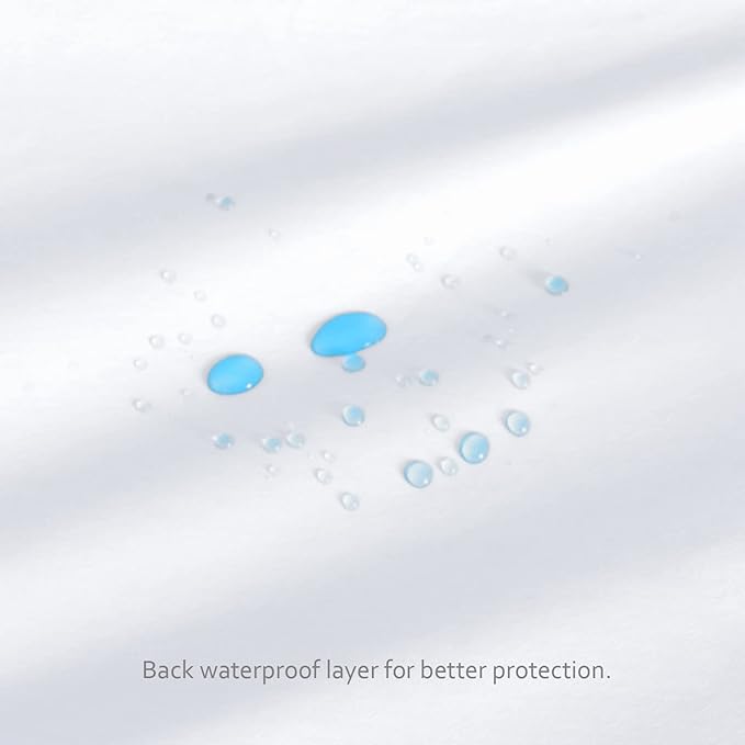 Waterproof Bassinet Sheets Fit for Hourglass, Oval Bassinet Mattress, 100% Cotton Fitted Sheet for Standard Bassinet Mattress, 2 Pack, Ultra Soft for Baby, White