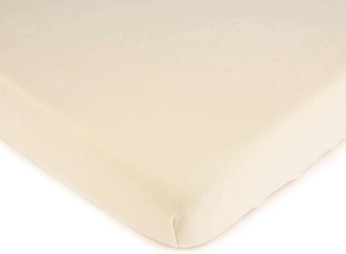 SheetWorld Fitted Baby Bassinet Sheet fits MiClassic 2in1 Stationary & Rock Bassinet 20.5 x 35.5, 100% Cotton Jersey, Hypoallergenic, Butter Soft, Solid Ivory, Made in USA
