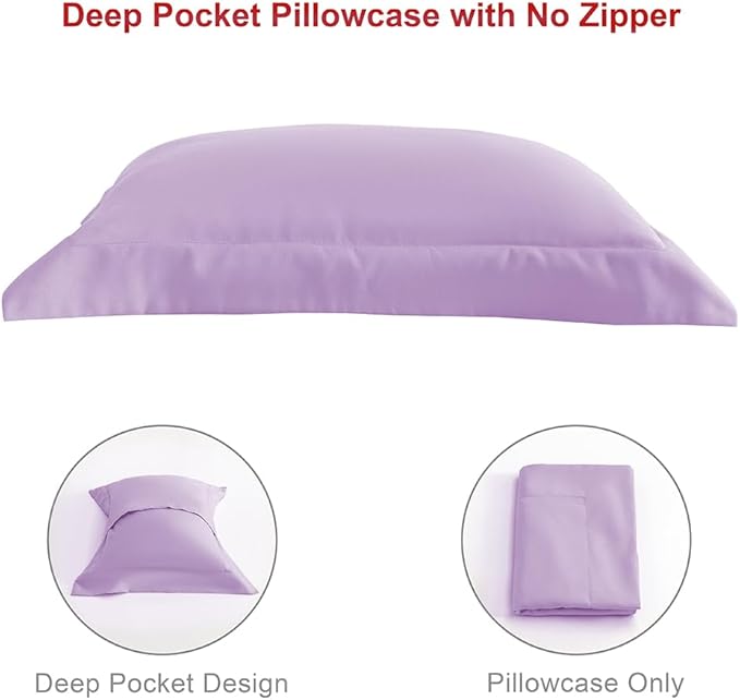 3 Piece Toddler Sheet Set,Purple Basics Bed Sheet Set for Toddler,Microfiber 3-Piece Sheet Set Soft Breathable Crib Bedding Set for Kids,Includes Flat Sheet, Fitted Sheet, Pillowcase