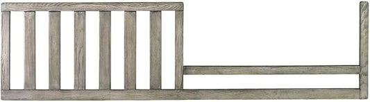 Toddler Bed Safety Guard Rail for Dolce Babi Convertible Cribs - Solid Wood Rail for Convertible Crib to Toddler Bed Conversion - Safety Bed Rail for Children (Misty Grey)