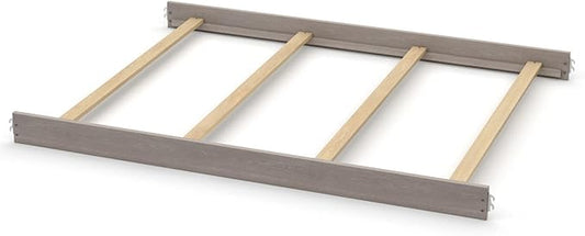 Full-Size Conversion Kit Bed Rails for Evolur Cribs - Solid Wood Crib Convertible Kit to Kids Bed - Transitional Style Rails & Easy-to-Install Child Essentials for Safety (Vintage Grey)