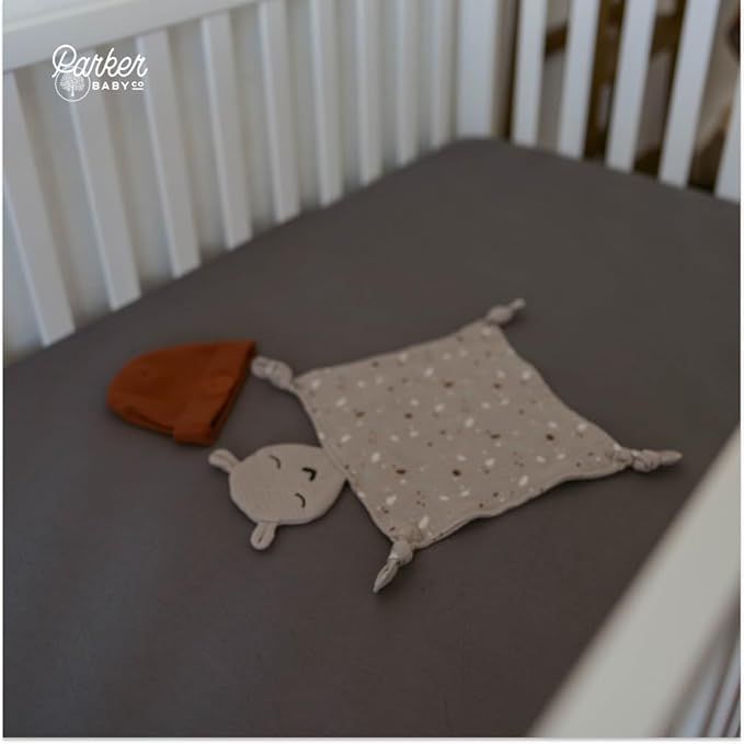 Parker Baby Soft & Durable Fitted Baby Crib Sheets | Snug Fit for Standard Crib Mattresses | Machine Washable, Fade-Resistant & Modern Nursery Designs