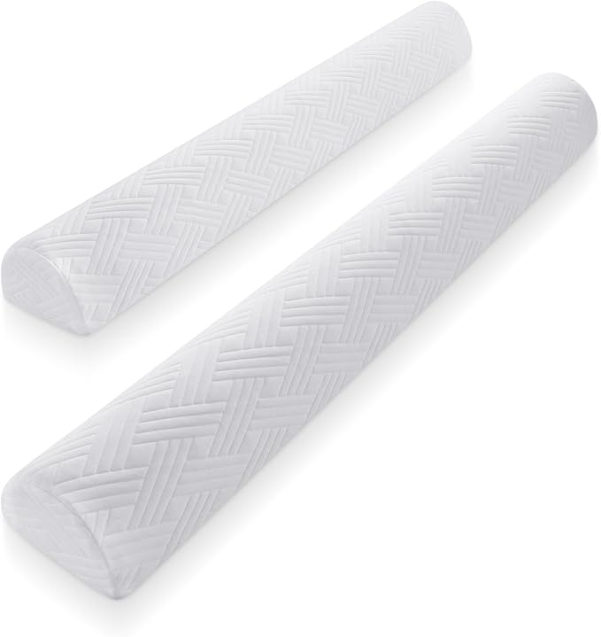 2-Pack Premium Foam Bed Bumpers for Toddler, Non-Slip Bed Rails for Toddlers for Twin, Queen, King Beds, Machine Washable Bumpers Cover for Easy Care（Size：52" x 7" x 5"）
