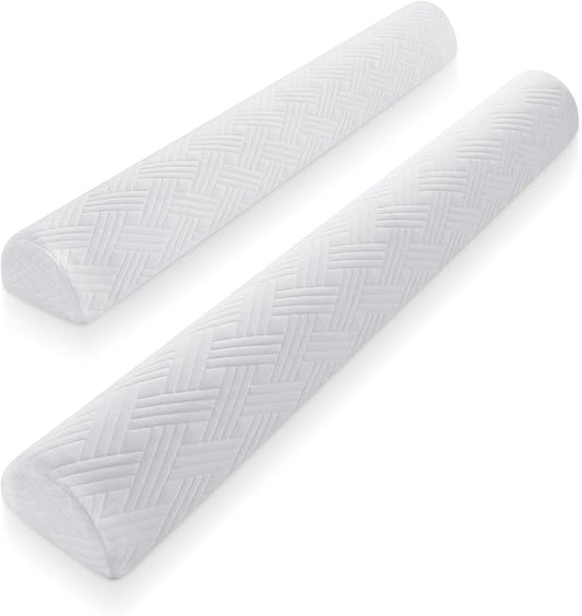 2-Pack Premium Foam Bed Bumpers for Toddler, Non-Slip Bed Rails for Toddlers for Twin, Queen, King Beds, Machine Washable Bumpers Cover for Easy Care（Size：52" x 7" x 5"）