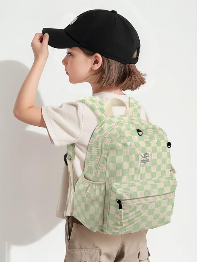 Corduroy Toddler Backpack for Boys 2-5: Preschool Backpack for Boys