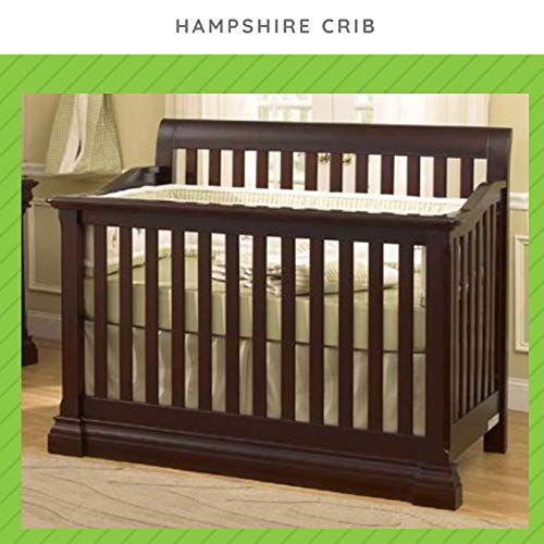 Full-Size Conversion Kit Bed Rails for Suite Bebe Convertible Cribs - Solid Wood Rail - Toddler and Adult Bed Rail for Full-Size Beds - Essential Nursery & Baby Furniture (Cherry)