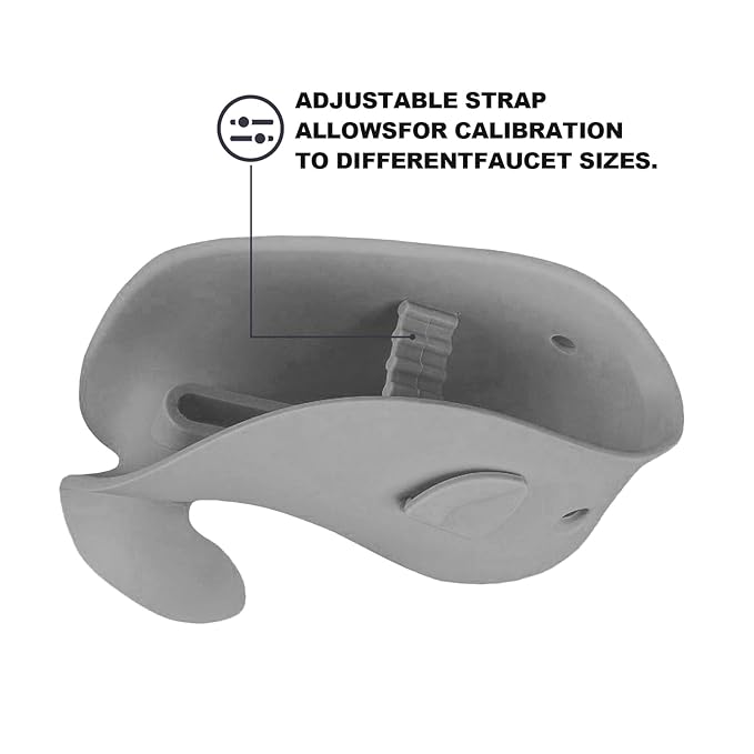 Baby Bathtub Faucet Cover, Baby Safety Protection Silicone Toys, Bath Spout Cover Baby Bathtub, Faucet Cover Baby Bathtub Silicone Whale for Kids, Toddler, Infant, Gifts for Children