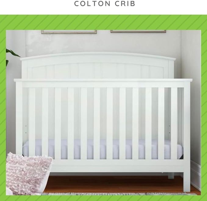 CC KITS Full-Size Conversion Kit Bed Rails for Baby Relax Cribs by Dorel Living (White, Option 1)