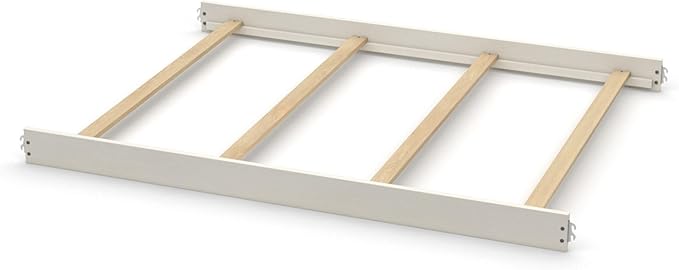 Full-Size Conversion Kit Bed Rails for Evolur Cribs - Solid Wood Convertible Kit to Kids Bed - Transitional Style Rails & Easy-to-Install Child Essentials for Safety (Cloud/Antique Grey/French Grey)