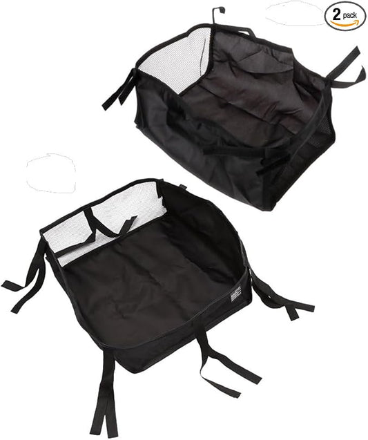 RYUJNDK 2pc Portable Strollers Travel Bag Basket Pockets for Standard or Double Strollers for Storing Phone Keys Toys Accessory