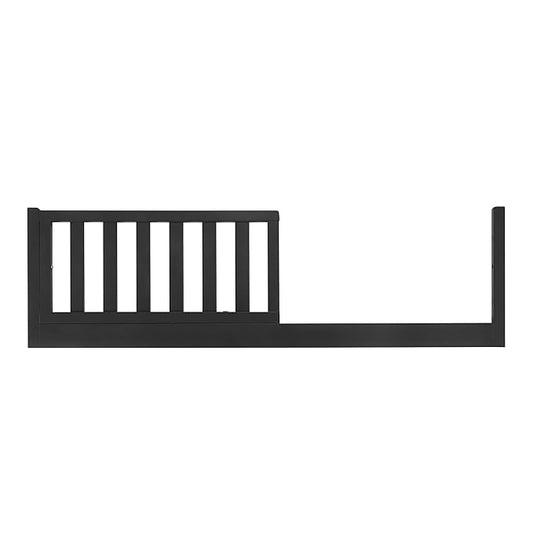 dadada Baby Toddler Bed Rail – Crib Conversion Kit for Brand Crib Models Only (Soho, Austin, Lala, Bliss & Spirit) – Solid Beechwood, Made in Italy, GREENGUARD Gold Certified (Black)